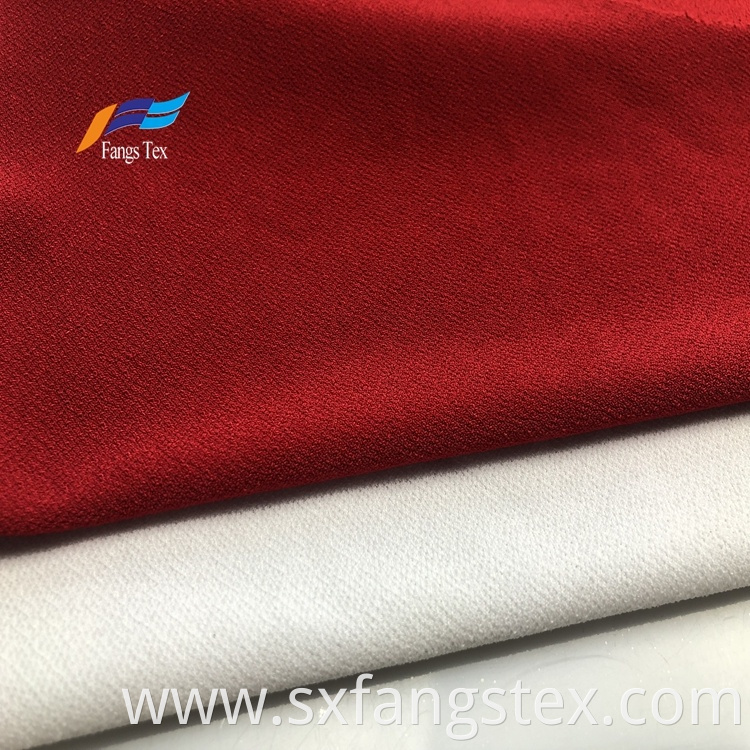 High Quality Scuba Polyester Plain Woven White Fabric 1